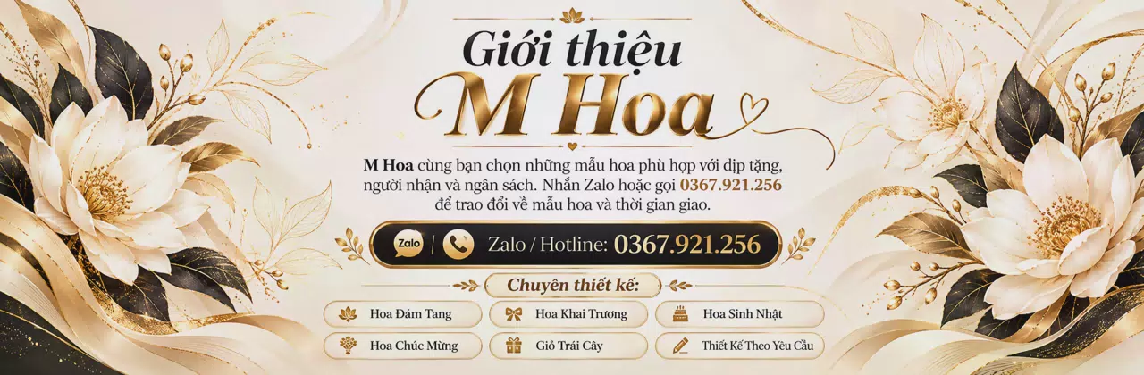 Ảnh bìa Shop hoa tươi Xã Hiệp Hoà Bắc Ninh - Gửi hoa thay một lời nhắn